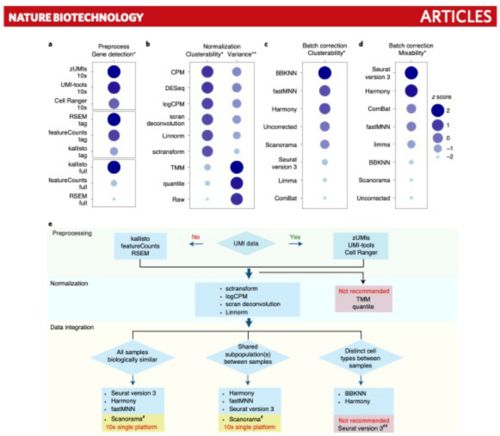 nbt 王昌宏 肖文明等合作揭示不同单细胞测序平台 不同数据处理方法对数据的影响